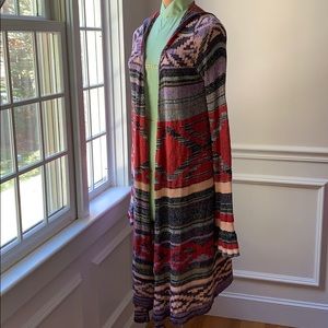 MUDD Multi-colored Hooded Duster